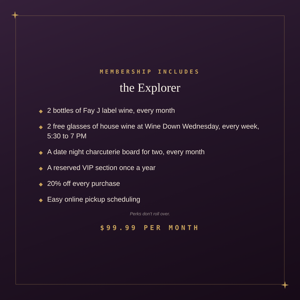 Explorer Membership